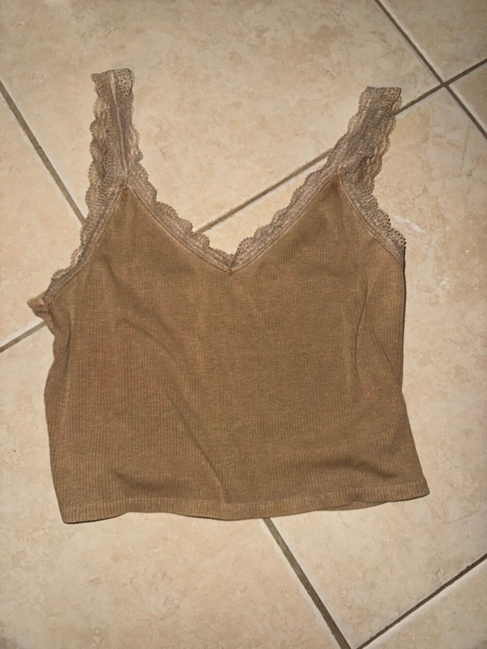 AE Brown/tan tank top